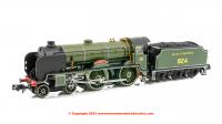 2S-002-009D Dapol Schools Class 4-4-0 Steam Locomotive number 924 "Haileybury" in Southern Sage Lined livery.